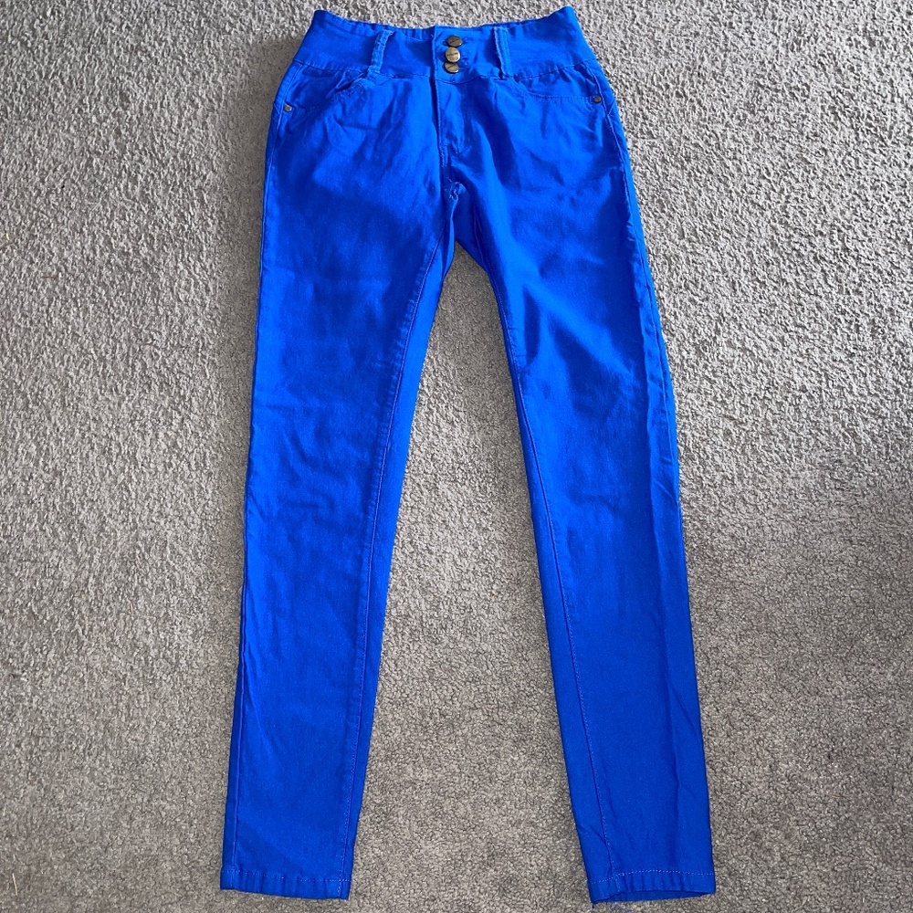Juniors Vinizbena blue jeggings pants